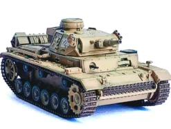 Germany Pz.Kpfw.III Ausf.N DAK Tank #124 "s.Pz.Abt.501, Tunisia, Tiger Insignia" (1942/43) "NEO Dragon Armor" Series 1/72 Plastic Model by Dragon Models