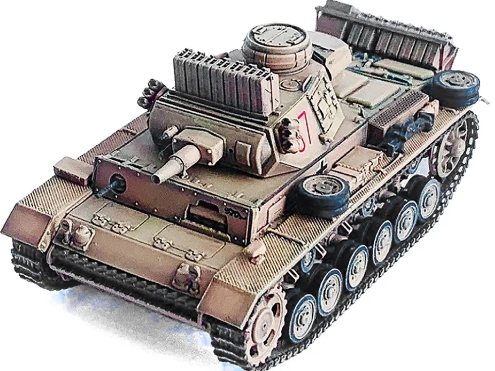Germany Pz.Kpfw.III Ausf.N DAK Tank #07 "s.Pz.Abt.501, Tunisia" (1942/43) "NEO Dragon Armor" Series 1/72 Plastic Model by Dragon Models