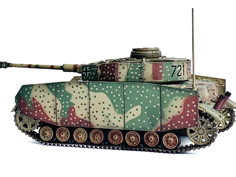 Germany Pz.Kpfw.IV Ausf.J Mid Production Tank "#721, Western Front" (1944) "NEO Dragon Armor" Series 1/72 Plastic Model by Dragon Models