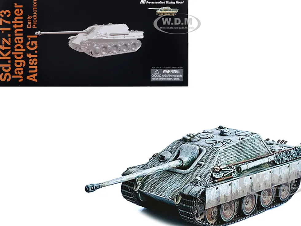 Germany Sd Kfz 173 Jagdpanther Ausf G1 Early Production Tank Pz.Div Grossdeutschland 1944 NEO Dragon Armor Series 1/72 Plastic Model Dragon Models 63212