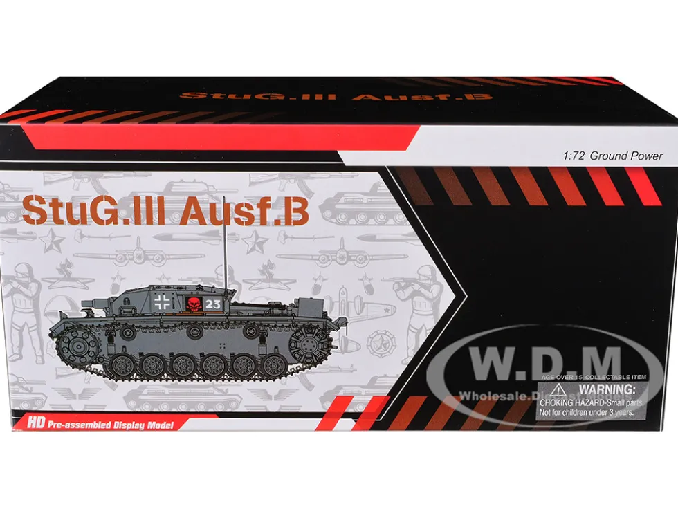 Germany StuG. III Ausf.B Tank "StuG.Abt. 192, Eastern Front" (1941) German Army "NEO Dragon Armor" Series 1/72 Plastic Model by Dragon Models