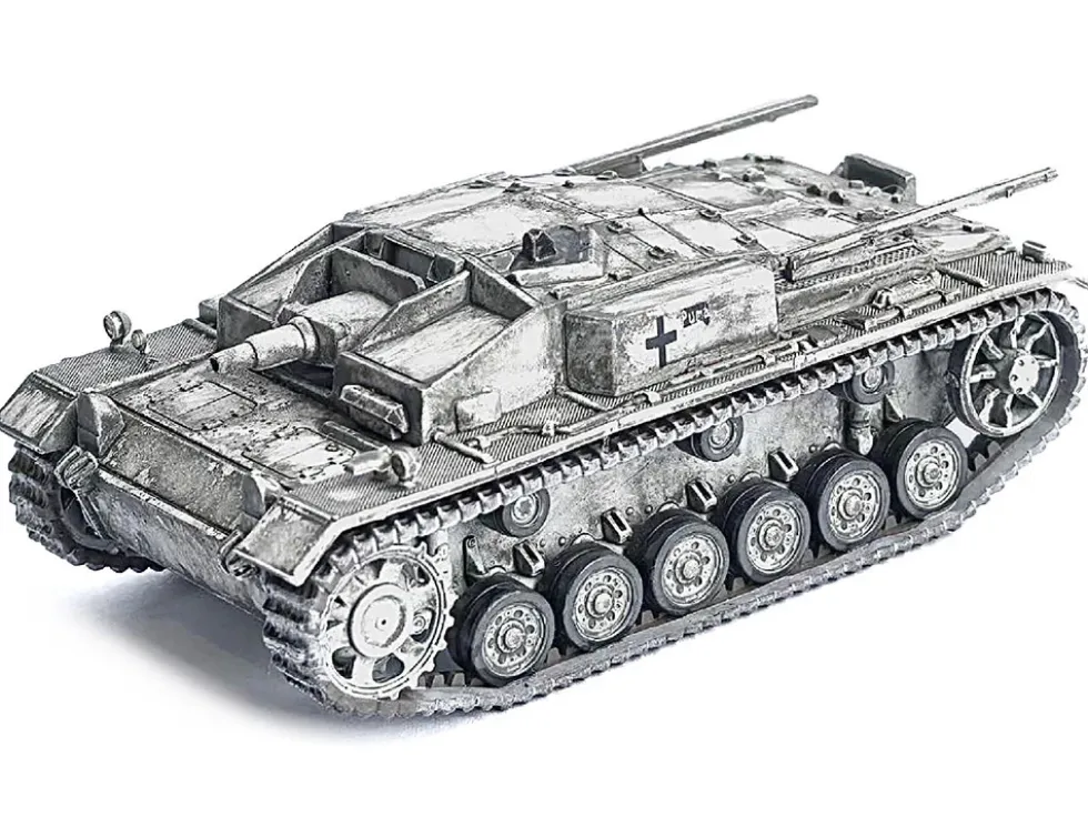 Germany StuG. III Ausf.E Tank Winter Camouflage "StuG.Abt. 202, Russia" (1942) "NEO Dragon Armor" Series 1/72 Plastic Model by Dragon Models