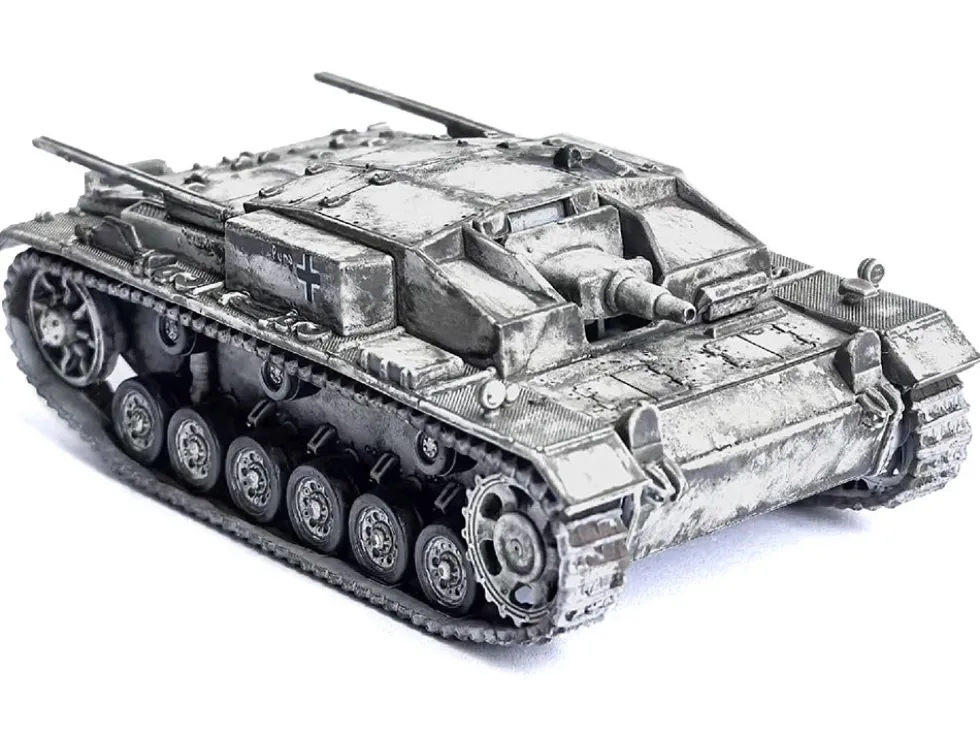 Germany StuG. III Ausf.E Tank Winter Camouflage "StuG.Abt. 202, Russia" (1942) "NEO Dragon Armor" Series 1/72 Plastic Model by Dragon Models