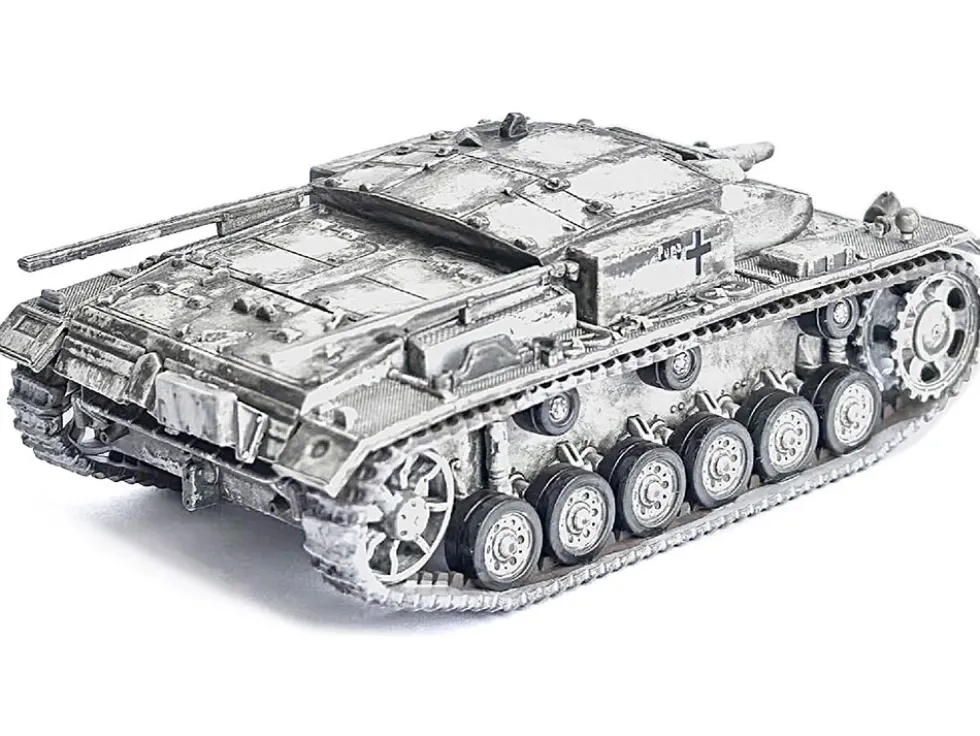 Germany StuG. III Ausf.E Tank Winter Camouflage "StuG.Abt. 202, Russia" (1942) "NEO Dragon Armor" Series 1/72 Plastic Model by Dragon Models