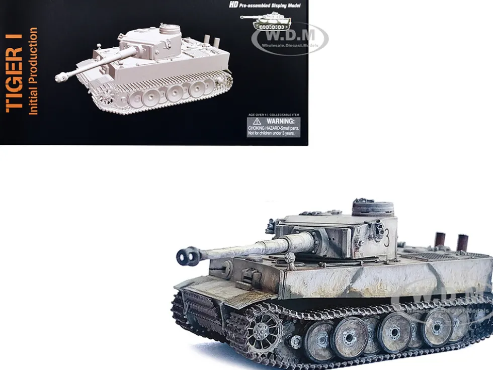 Germany Tiger I Initial Production Tank s Pz.Abt 502 Mishkino 1943 NEO Dragon Armor Series 1/72 Plastic Model Dragon Models 63112