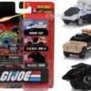 G.I. Joe 3 piece Set Nano Hollywood Rides Diecast Models Jada 32083
