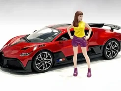 Girls Night Out Cara Figurine for 1/18 Scale Models American Diorama 76303