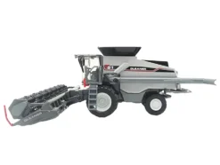 Gleaner T81 Combine with Grain Head and 12 Row Corn Head Gray 1/64 Diecast Model by SpecCast