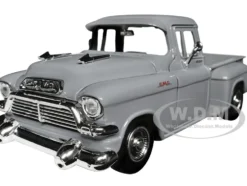 1957 GMC Blue Chip Pickup Truck Gray Timeless Legends Series 1/24 Diecast Model Car Motormax 79383gry