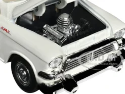 1957 GMC Blue Chip Pickup Truck White Timeless Legends Series 1/24 Diecast Model Car Motormax 79383w
