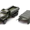 GMC CCKW 353 Truck With Mounted Gun Olive Drab 4734511 S US Army World War II 1/72 Diecast Model Legion LEG-12012LB