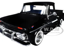 1966 GMC C1000 Fenderside Pickup Truck Black 
