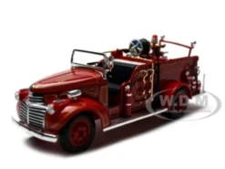 1941 GMC Fire Engine Truck Red 1/32 Diecast Model Car Signature Models 32348