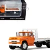 GMC 4000 Flatbed Truck Omaha Orange 1/64 Diecast Model by DCP/First Gear