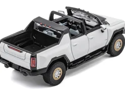 2022 GMC Hummer EV Pickup Truck White 1/64 Diecast Model Car by GCD