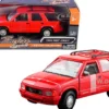1994 GMC Jimmy Roof Rack Red 1/24 Diecast Model Car Motormax 73206