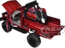 1992 GMC Sierra GT Pickup Truck Off Road Red 1/24 Diecast Model Motormax 79136