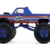 1982 GMC Sierra 2500 Monster Truck "Moonshiner!" Blue Metallic with Stripes "Kings of Crunch" Series 16 1/64 Diecast Model Car by Greenlight