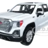 2019 GMC Sierra 1500 SLT Crew Cab 4x4 Pickup Truck Sunroof White Timeless Legends Series 1/24 1/27 Diecast Model Car Motormax 79361