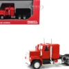 GMC Sleeper Cab Red 1/87 (HO) Plastic Model Car by Promotex