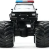 1990 GMC S-15 Monster Truck "Texas Department of Public Safety" Black and White "Kings of Crunch - Hot Pursuit" Special Edition 1/64 Diecast Model Car by Greenlight