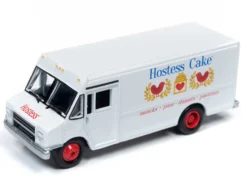 GMC Step Van White Hostess Country Billboard Johnny Lightning 50th Anniversary 1/64 Diecast Model Johnny Lightning JLAC001