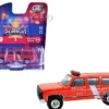 1991 GMC Suburban "Canada Coast Guard" Red with White Stripes "Hot Pursuit - Canada Special Edition" Series 1/64 Diecast Model Car by Greenlight