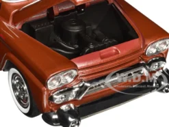 1958 GMC 100 Wideside Pickup Truck Brown Metallic Timeless Legends Series 1/24 Diecast Model Car Motormax 79385BR