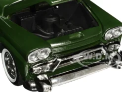 1958 GMC 100 Wideside Pickup Truck Green Timeless Legends Series 1/24 Diecast Model Car Motormax 79385GRN