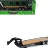 Gooseneck Trailer Black (In Box) 1/64 Diecast Model Car by Greenlight