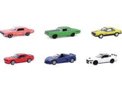 GreenLight Muscle Series 30 Set of 6 pieces 1/64 Diecast Model Cars by Greenlight