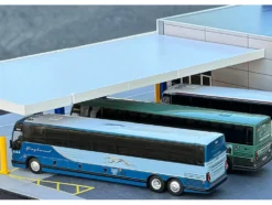 Greyhound Bus Station Diorama EZ Assembly Kit 1/87 (HO) Model by Iconic Replicas