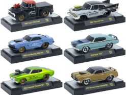 Ground Pounders 6 Cars Set Release 33 IN DISPLAY CASES Limited Edition 1/64 Diecast Model Cars by M2 Machines