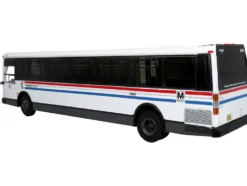 1980 Grumman 870 Advanced Design Transit Bus WMATA Washington Metropolitan Area Transit Authority Metro Bus 16S Pentagon Vintage Bus & Motorcoach Collection 1/87 HO Diecast Model Iconic Replicas 87-0407