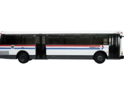 1980 Grumman 870 Advanced Design Transit Bus WMATA Washington Metropolitan Area Transit Authority Metro Bus 16S Pentagon Vintage Bus & Motorcoach Collection 1/87 HO Diecast Model Iconic Replicas 87-0407