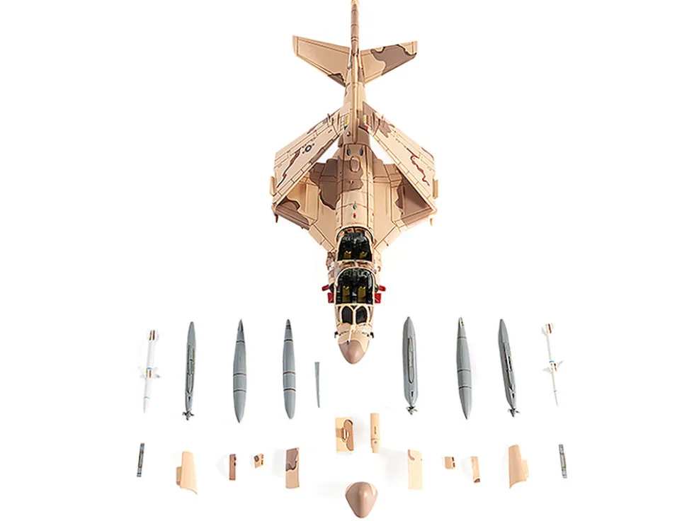 Grumman EA-6B Prowler Attack Aircraft "VAQ-133 Wizards, Afghanistan" (2007) United States Navy 1/72 Diecast Model by JC Wings