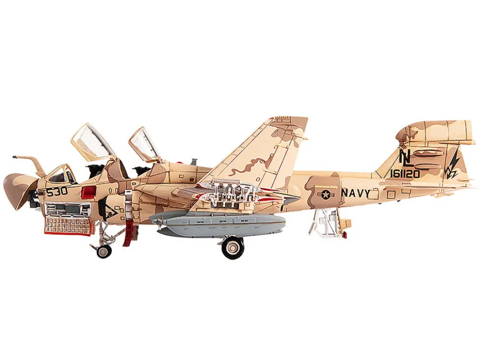 Grumman EA-6B Prowler Attack Aircraft "VAQ-133 Wizards, Afghanistan" (2007) United States Navy 1/72 Diecast Model by JC Wings