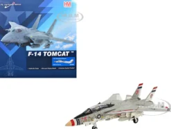Grumman F-14A Tomcat Fighter Aircraft "Bicentennial Scheme, VF-124" (1976) United States Navy "Air Power Series" 1/72 Diecast Model by Hobby Master