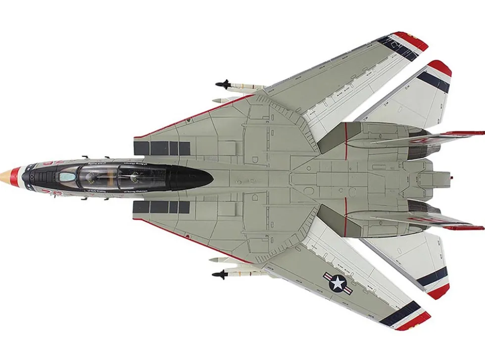 Grumman F-14A Tomcat Fighter Aircraft "Bicentennial Scheme, VF-124" (1976) United States Navy "Air Power Series" 1/72 Diecast Model by Hobby Master