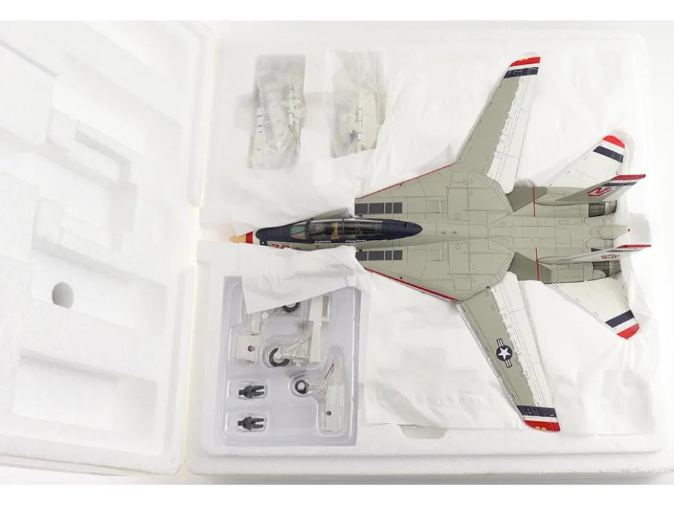 Grumman F-14A Tomcat Fighter Aircraft "Bicentennial Scheme, VF-124" (1976) United States Navy "Air Power Series" 1/72 Diecast Model by Hobby Master