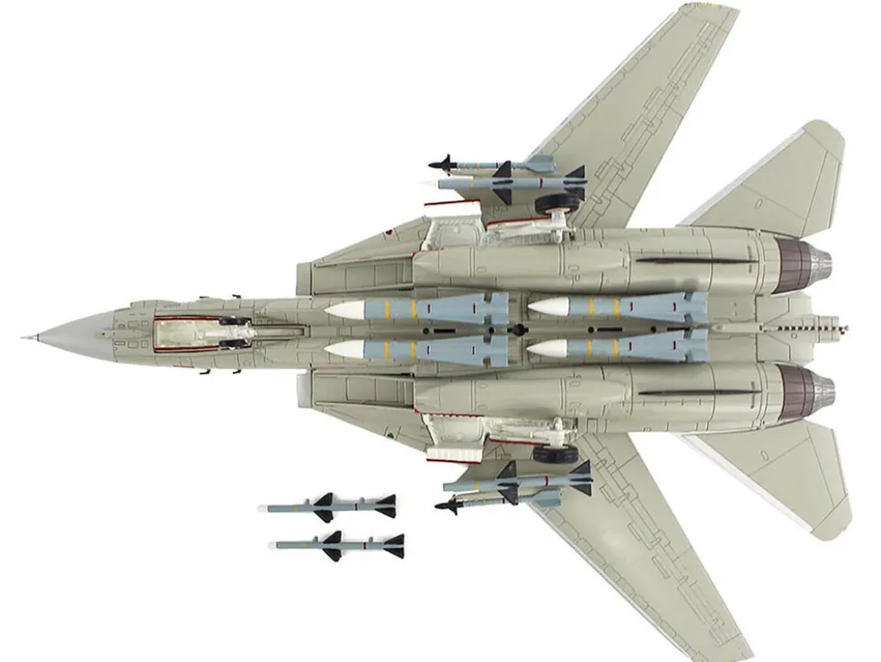 Grumman F-14A Tomcat Fighter Aircraft "Bandit Rogue Nation" United States Navy "Air Power Series" 1/72 Diecast Model by Hobby Master