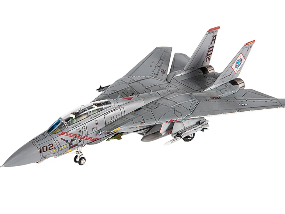 Grumman F-14B Tomcat Fighter Aircraft "VF-102 Diamondbacks, Operation Enduring Freedom" (2001) United States Navy 1/72 Diecast Model by JC Wings