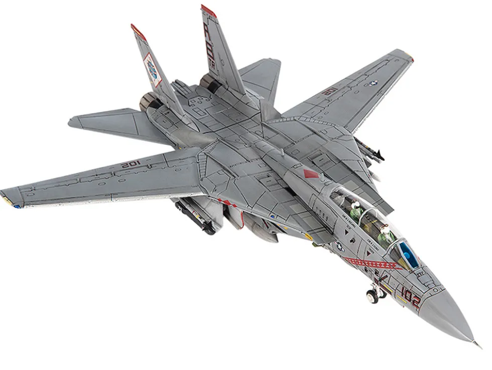 Grumman F-14B Tomcat Fighter Aircraft "VF-102 Diamondbacks, Operation Enduring Freedom" (2001) United States Navy 1/72 Diecast Model by JC Wings