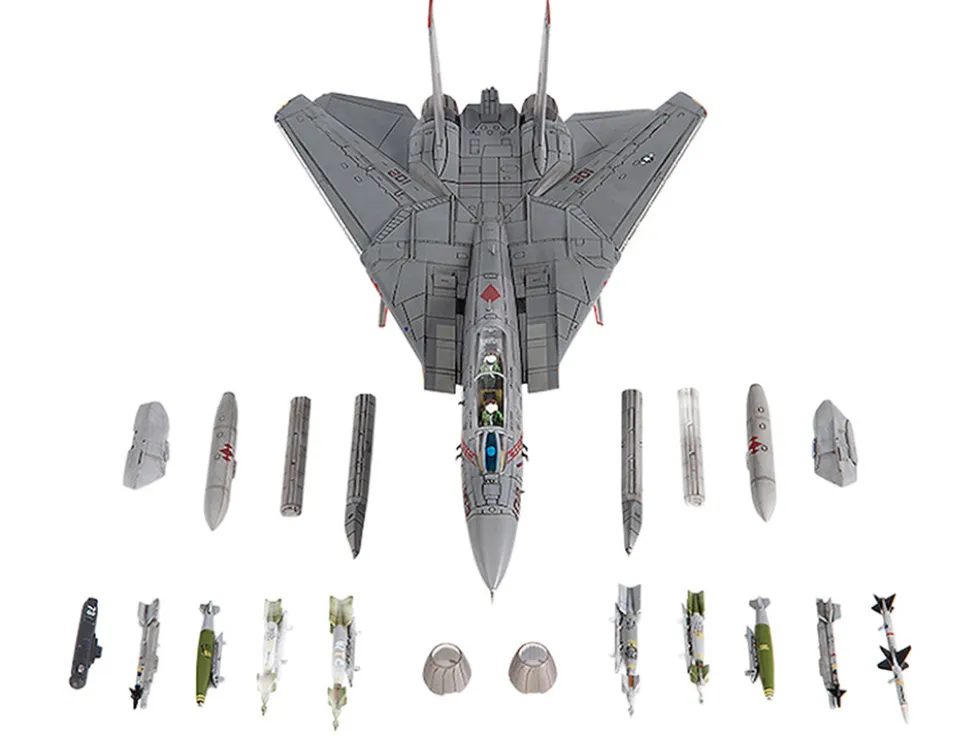 Grumman F-14B Tomcat Fighter Aircraft "VF-102 Diamondbacks, Operation Enduring Freedom" (2001) United States Navy 1/72 Diecast Model by JC Wings