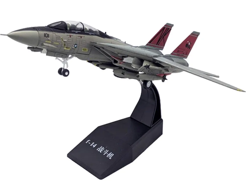 Grumman F-14D Tomcat Aircraft "VF-31, Tomcatters, USS John C. Stennis" (2003) United States Navy 1/100 Diecast Model Airplane