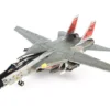 Grumman F 14D Tomcat Fighter Aircraft VF 31 Tomcatters USS Theodore Roosevelt The Last Flight 2006 United States Navy 1/72 Diecast Model JC Wings JCW-72-F14-015