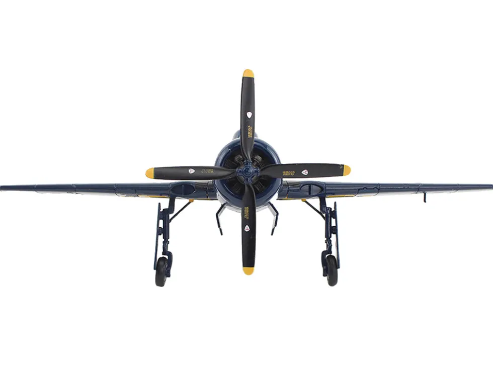 Grumman F8F Bearcat Fighter Aircraft "Blue Angels (#1-5 decals)" (1946) United States Navy "SkyMax Models" Series 1/72 Diecast Model by Hobby Master