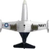 Grumman F9F F 9 Panther Cougar Aircraft Blue Tail Fly United States Navy 1/100 Diecast Model Airplane Postage Stamp PS5393-3