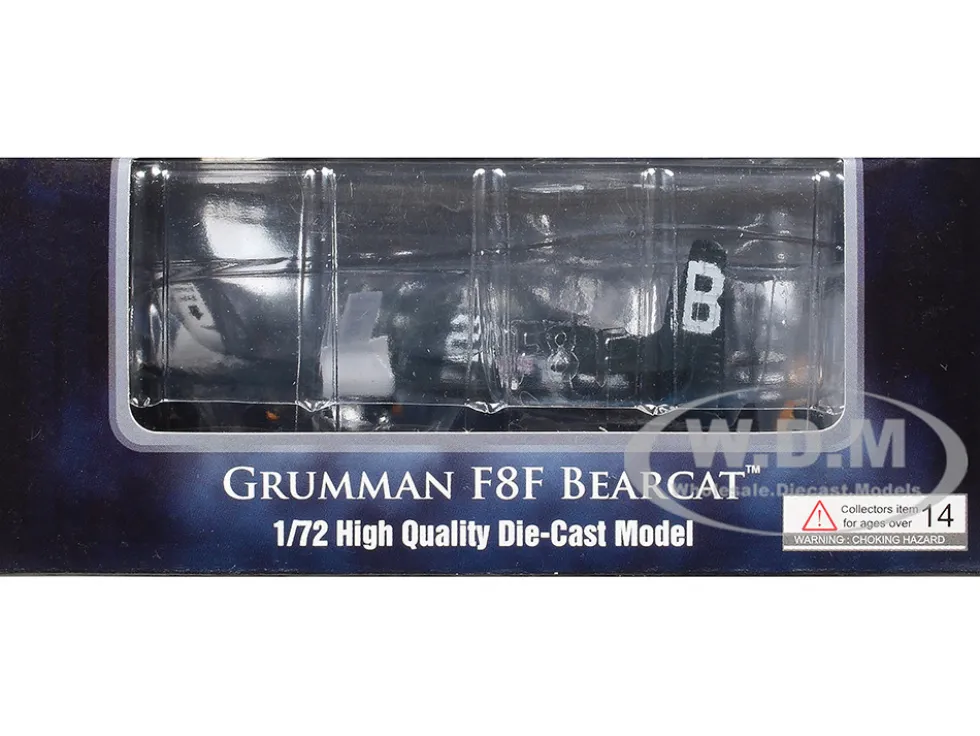 Grumman F8F-2P Bearcats Fighter Aircraft "121714, Duxford (Restored Plane)" (2014) United States Navy "SkyMax Flying Heroes" Series 1/72 Diecast Model by Hobby Master