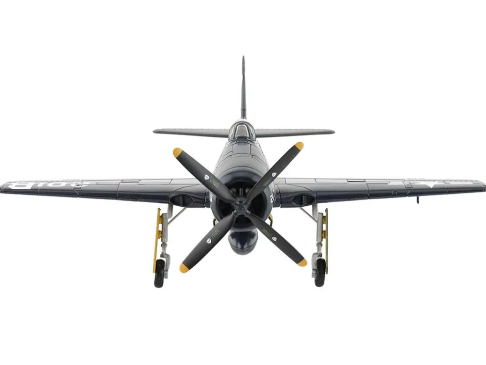 Grumman F8F-2P Bearcats Fighter Aircraft "121714, Duxford (Restored Plane)" (2014) United States Navy "SkyMax Flying Heroes" Series 1/72 Diecast Model by Hobby Master